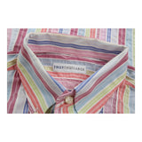Trussardi Short Sleeve Shirt - 2XL Multicoloured Cotton