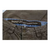 Napapijri Trousers - 32W 28L Brown Cotton