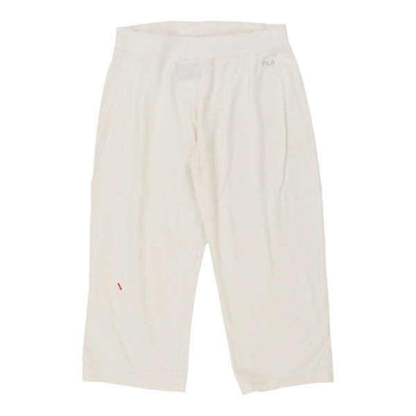 Fila Cropped Shorts - XS White Cotton