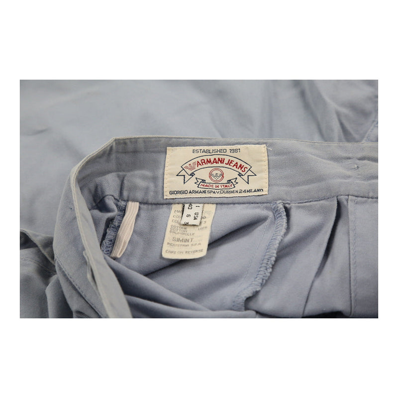 Armani Exchange Shorts - 28W UK 10 Blue Cotton