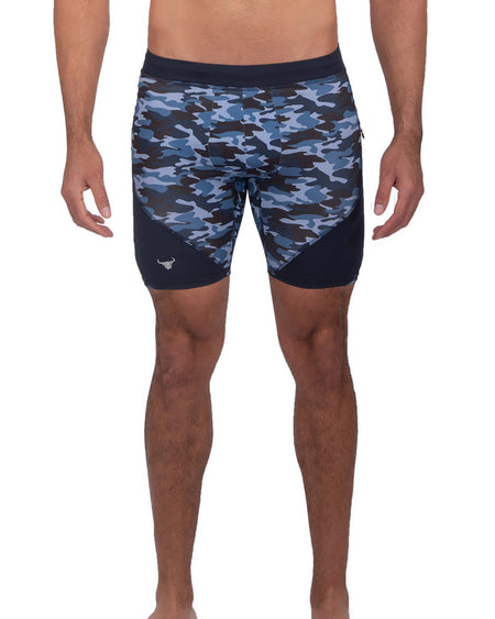 Blue Camo Shorts