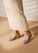 Aiguablava Limited Edition Canvas Espadrille Sandal Wedges