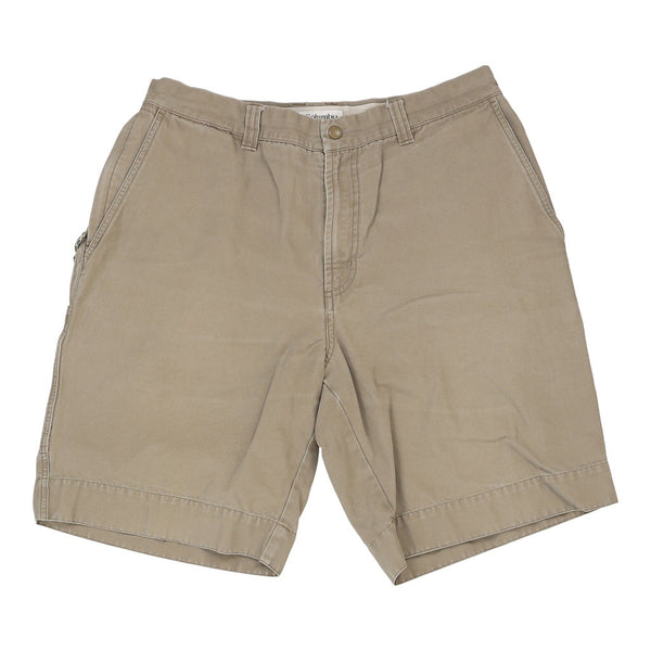 Columbia Shorts - 30W UK 10 Brown Cotton