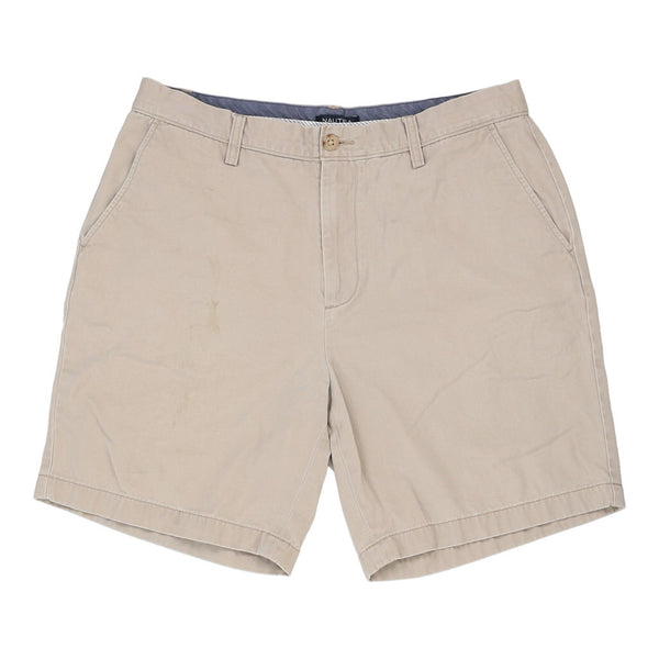 Nautica Shorts - 34W 8L Beige Cotton