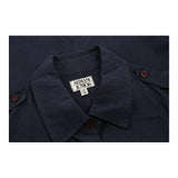 Age 13-14 Armani Blouse - Small Navy Cotton