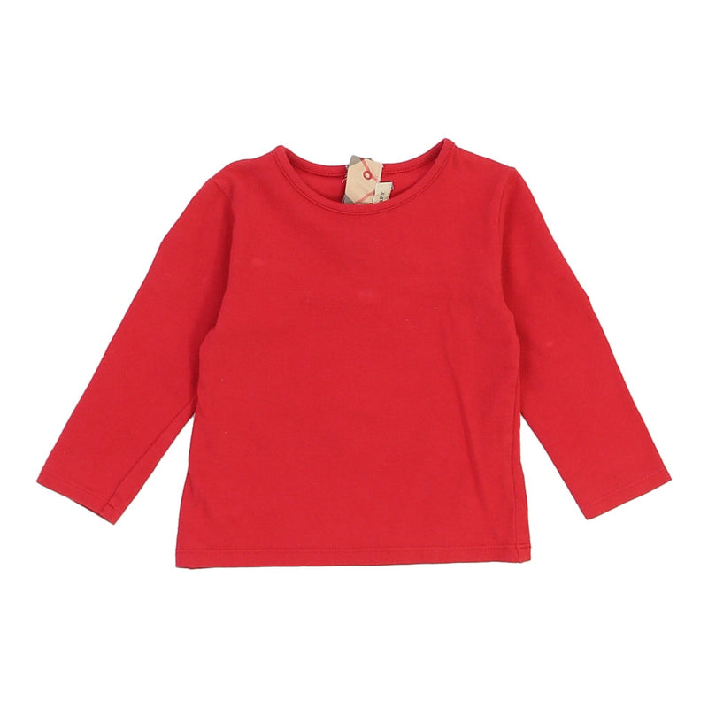 Vintage red 18 Months Burberry Long Sleeve T-Shirt - girls x-small