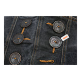 Age 5-6 Fendissime Denim Shorts - 22W 15L Black Cotton