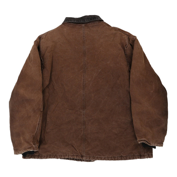 Vintage brown Lightly Worn Carhartt Jacket - mens xxx-large