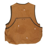 Vintage brown Heavily Worn Carhartt Gilet - mens x-large