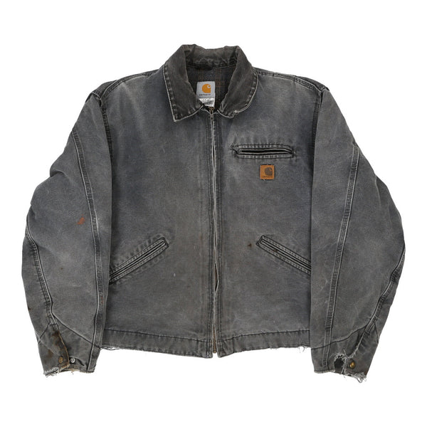 Vintage grey Heavily Worn Carhartt Jacket - mens x-large