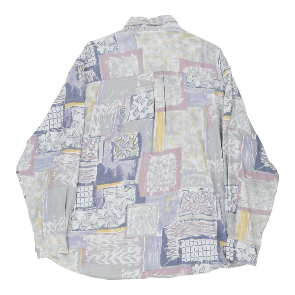 Vintage multicoloured Club D'Amingo Patterned Shirt - mens x-large