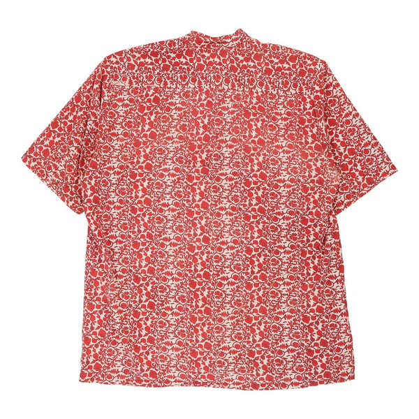 Vintage red Passerelle Patterned Shirt - mens large