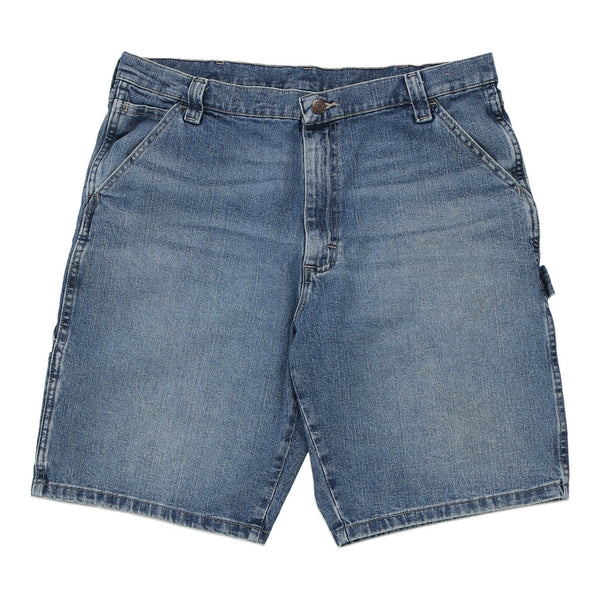 Wrangler Carpenter Shorts - 36W 10L Blue Cotton