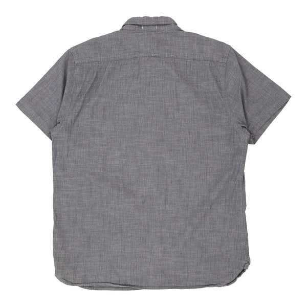 Levis Short Sleeve Shirt - XL Grey Cotton