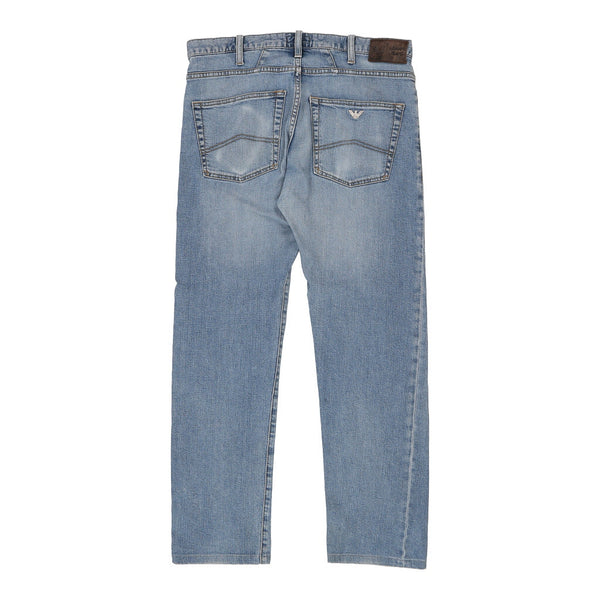 Armani Jeans Jeans - 34W 29L Blue Cotton