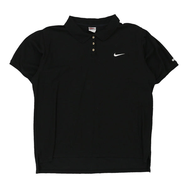 Vintage black Nike Polo Shirt - womens large
