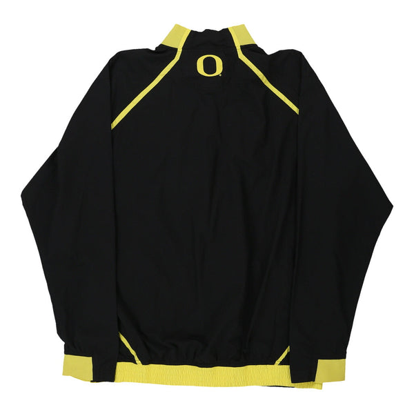 Vintage black Oregon Nike Track Jacket - mens medium