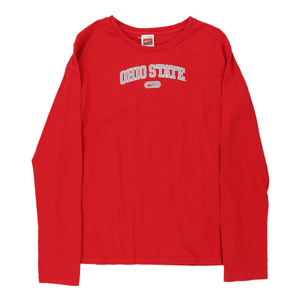 Vintage red Ohio State Nike Long Sleeve T-Shirt - mens x-large