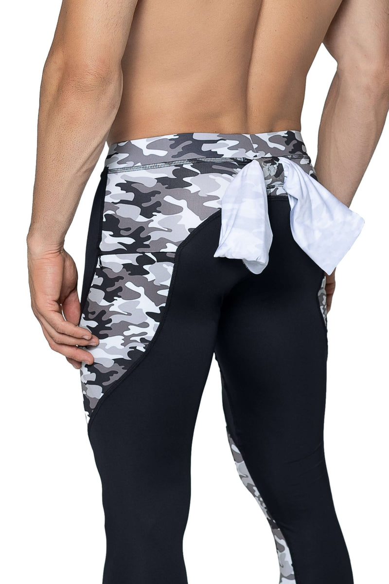 Reverse Gray Camo Meggings