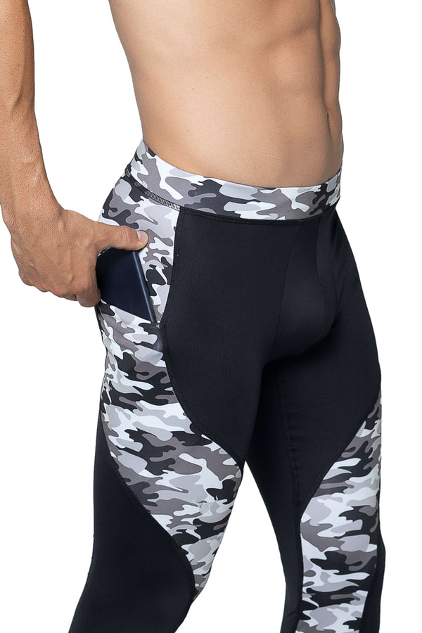 Reverse Gray Camo Meggings