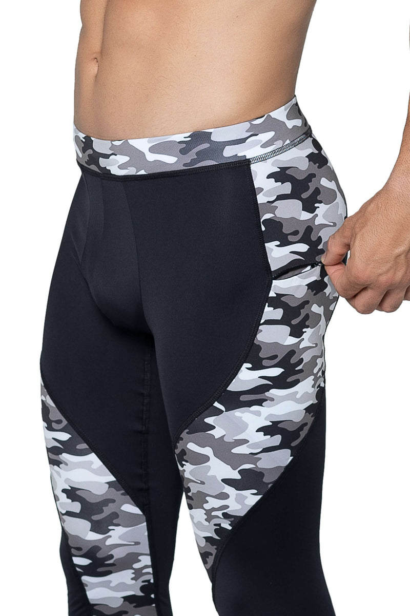 Reverse Gray Camo Meggings