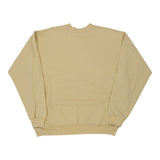 Hanes Sweatshirt - XL Yellow Cotton Blend