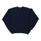 Hanes Sweatshirt - XL Navy Cotton Blend