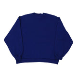 Jerzees Sweatshirt - Large Blue Cotton Blend