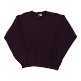 Pro Select Sweatshirt - Large Purple Cotton Blend