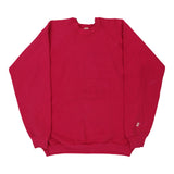 Fruit Of The Loom Sweatshirt - XL Pink Cotton Blend