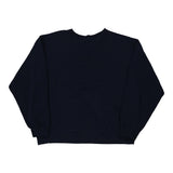Fruit Of The Loom Sweatshirt - XL Navy Cotton Blend