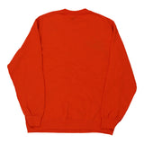 Fruit Of The Loom Sweatshirt - Medium Orange Cotton Blend