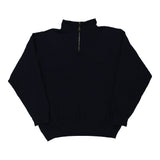 Surf Soul 1/4 Zip - XL Navy Cotton Blend