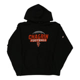 Reverse weave, Chagrin Football Champion Graphic Hoodie - Large Black Cotton Blend