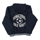 Girls Soccer Neff Windbreaker - XL Navy Polyester