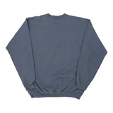 Up North Michigan Clique Graphic Sweatshirt - Large Blue Cotton Blend