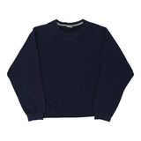 Russell Athletic Sweatshirt - Medium Navy Cotton Blend
