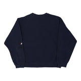 Russell Athletic Sweatshirt - Medium Navy Cotton Blend