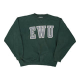 EWU Gear College Sweatshirt - XL Green Cotton Blend