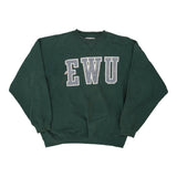 EWU Gear College Sweatshirt - XL Green Cotton Blend