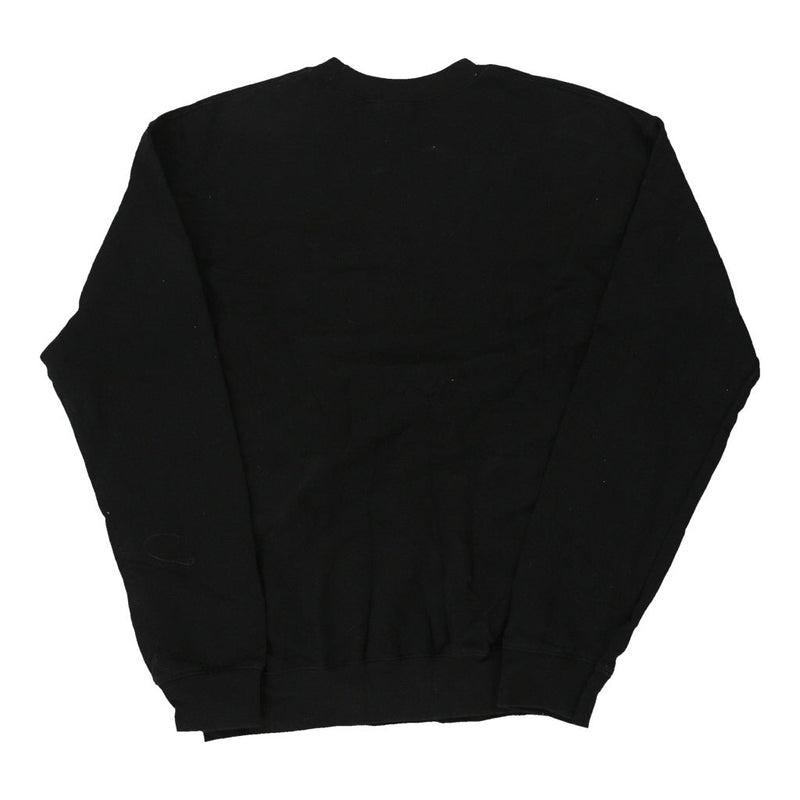 Bad Vibes Only Gildan Graphic Sweatshirt - Small Black Cotton Blend