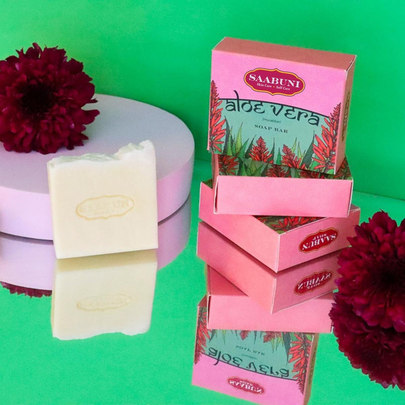 Aloe Vera Hand & Body Handmade Soap Bar Helps Dry Skin