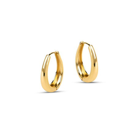Lola Large Curve Hoop Earrings