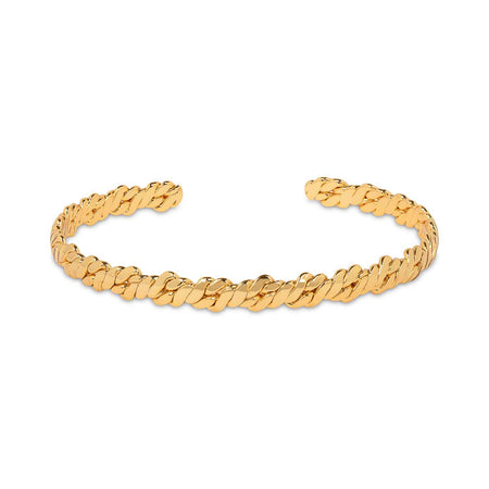 Otto Twisted Gold Bangle