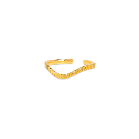 Bloom Gold Stacking Ring (adjustable)