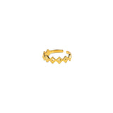 Tellus Gold Stacking Ring (adjustable)