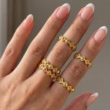 Tellus Gold Stacking Ring (adjustable) - Amadeus