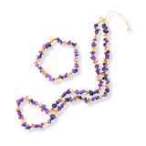 Amethyst & Citrine Gold Necklace