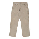 Vintage beige Wrangler Carpenter Trousers - mens 33" waist