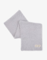 hyer goods upcycled angora scarf grey #color_light-grey